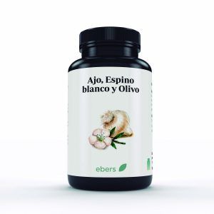 AJO + ESPINO BLANCO+ OLIVO 700 MG 60 PERLAS